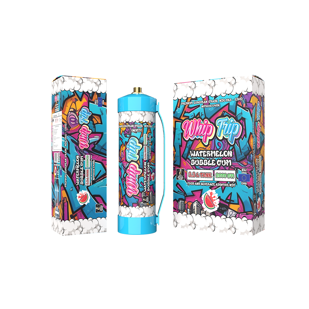 Whip Trip Tank 2000 GM | Water Melon Bubble Gum | 3.3 Liter