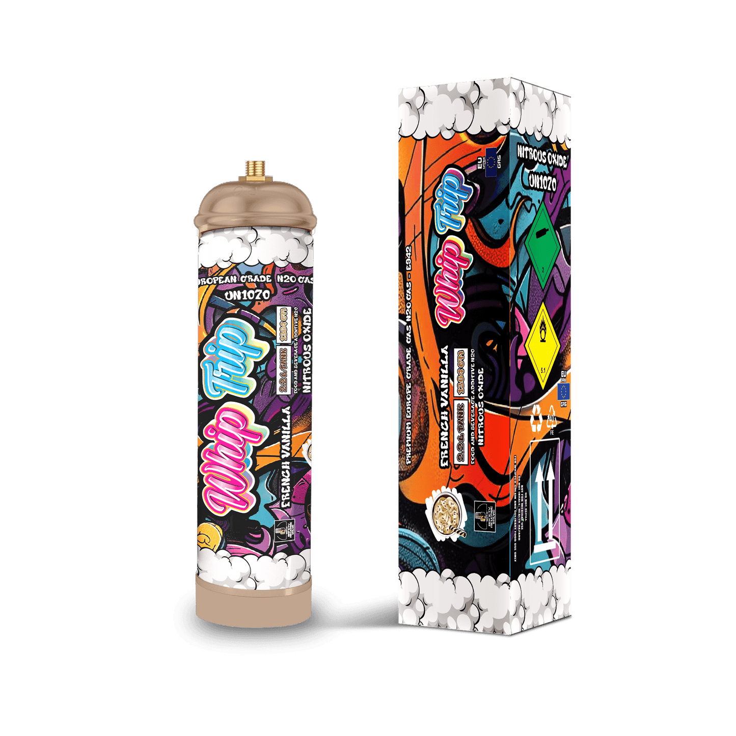 Whip Trip Tank 1364 GM | French Vanilla | 2.2 Liter