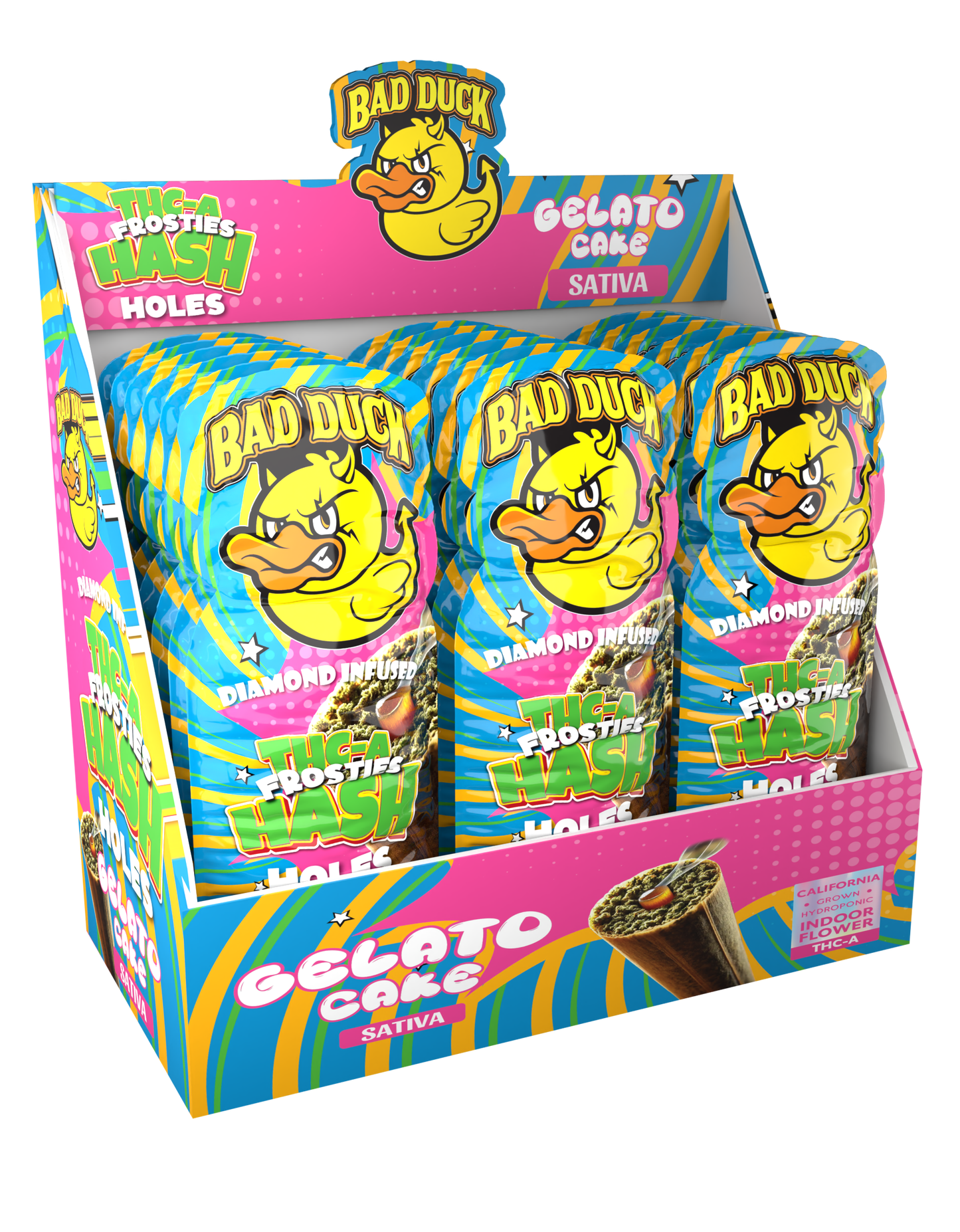 Bad Duck THC-A Frosties Hash Holes