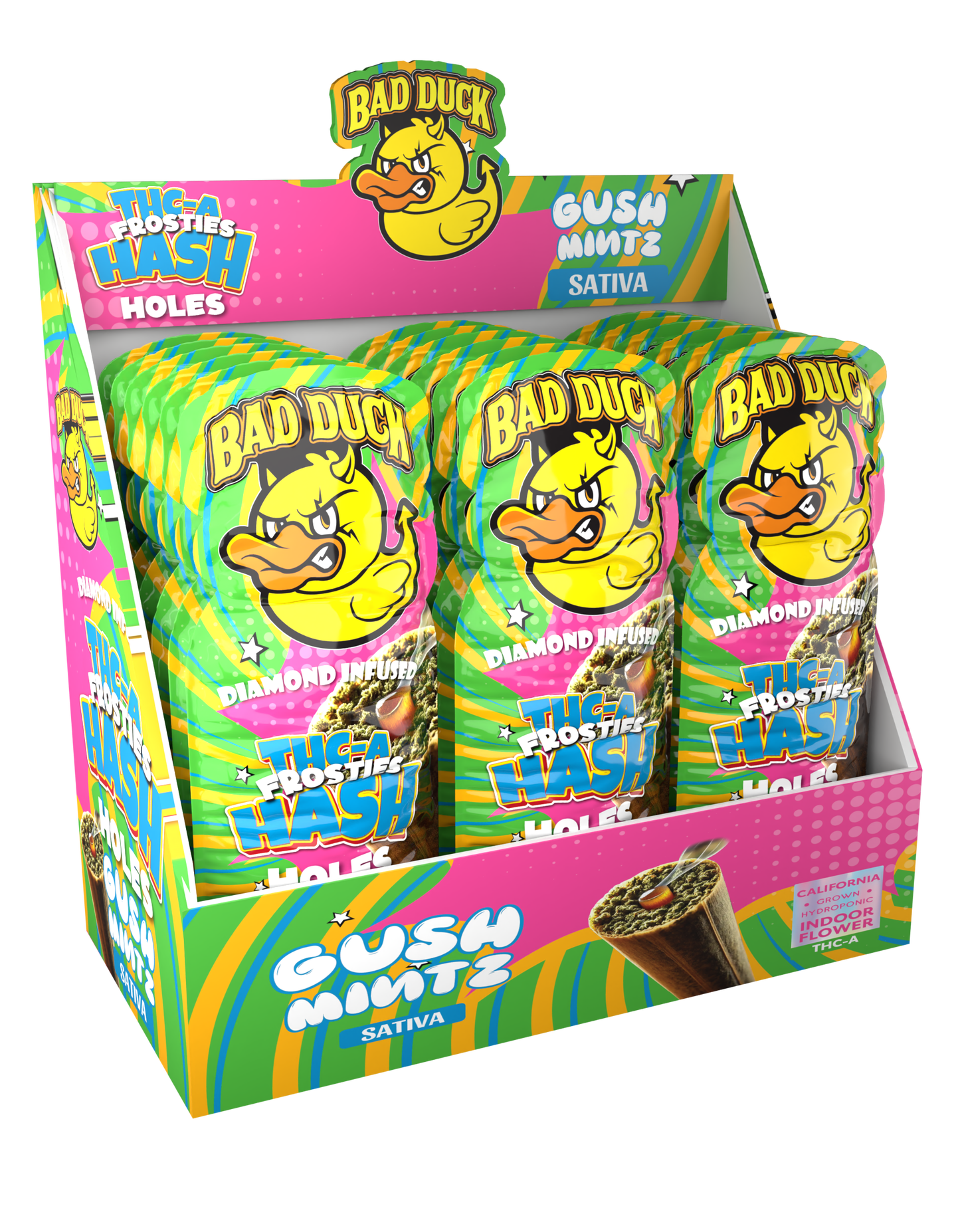 Bad Duck THC-A Frosties Hash Holes