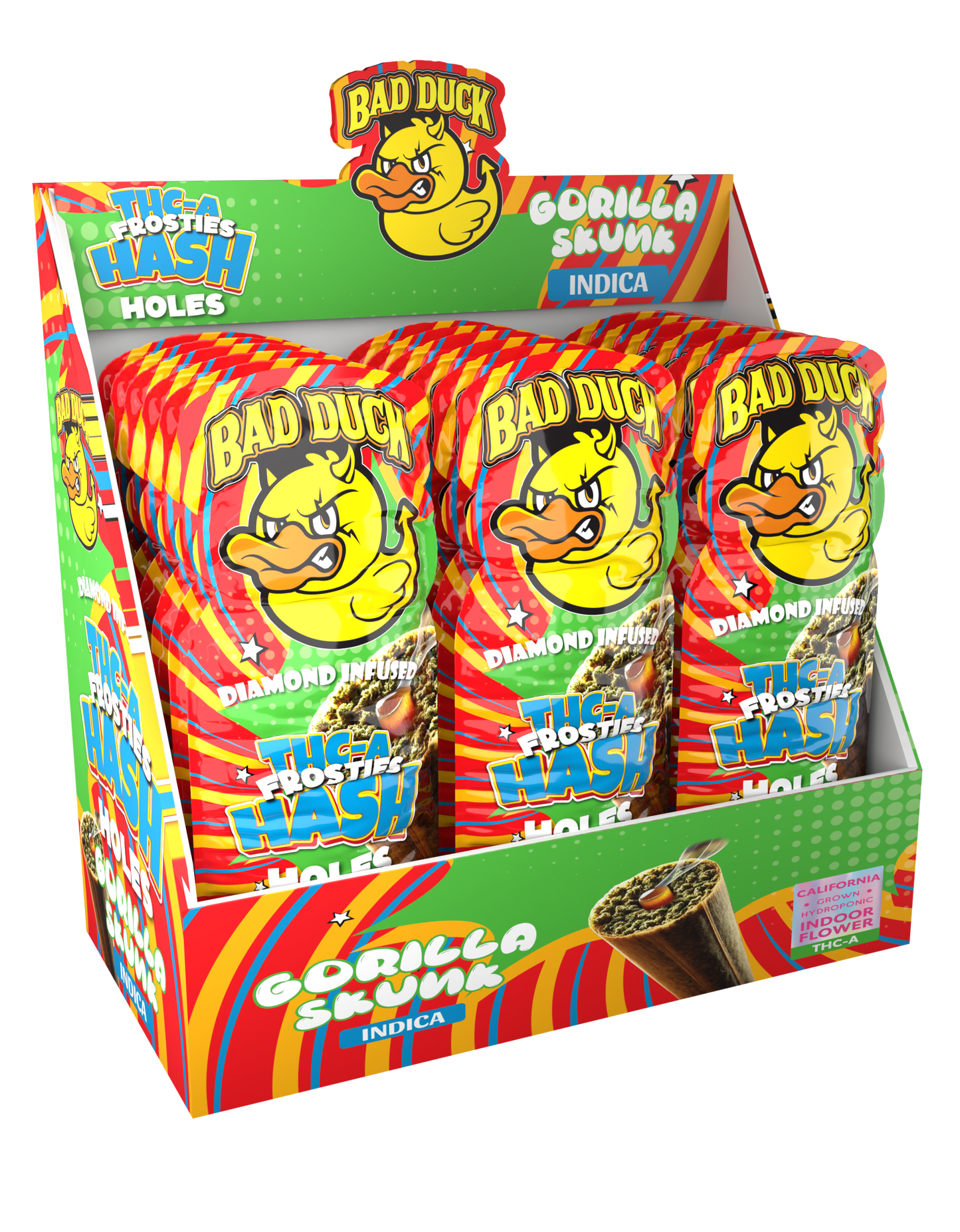 Bad Duck THC-A Frosties Hash Holes