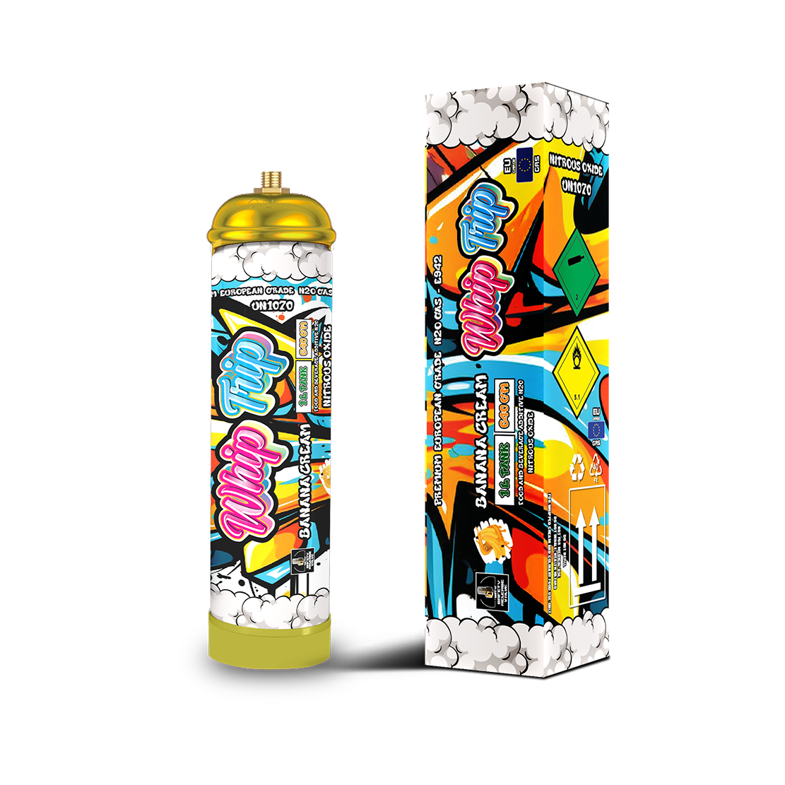 Whip Trip Tank 640GM | Banana Cream | 1 liter