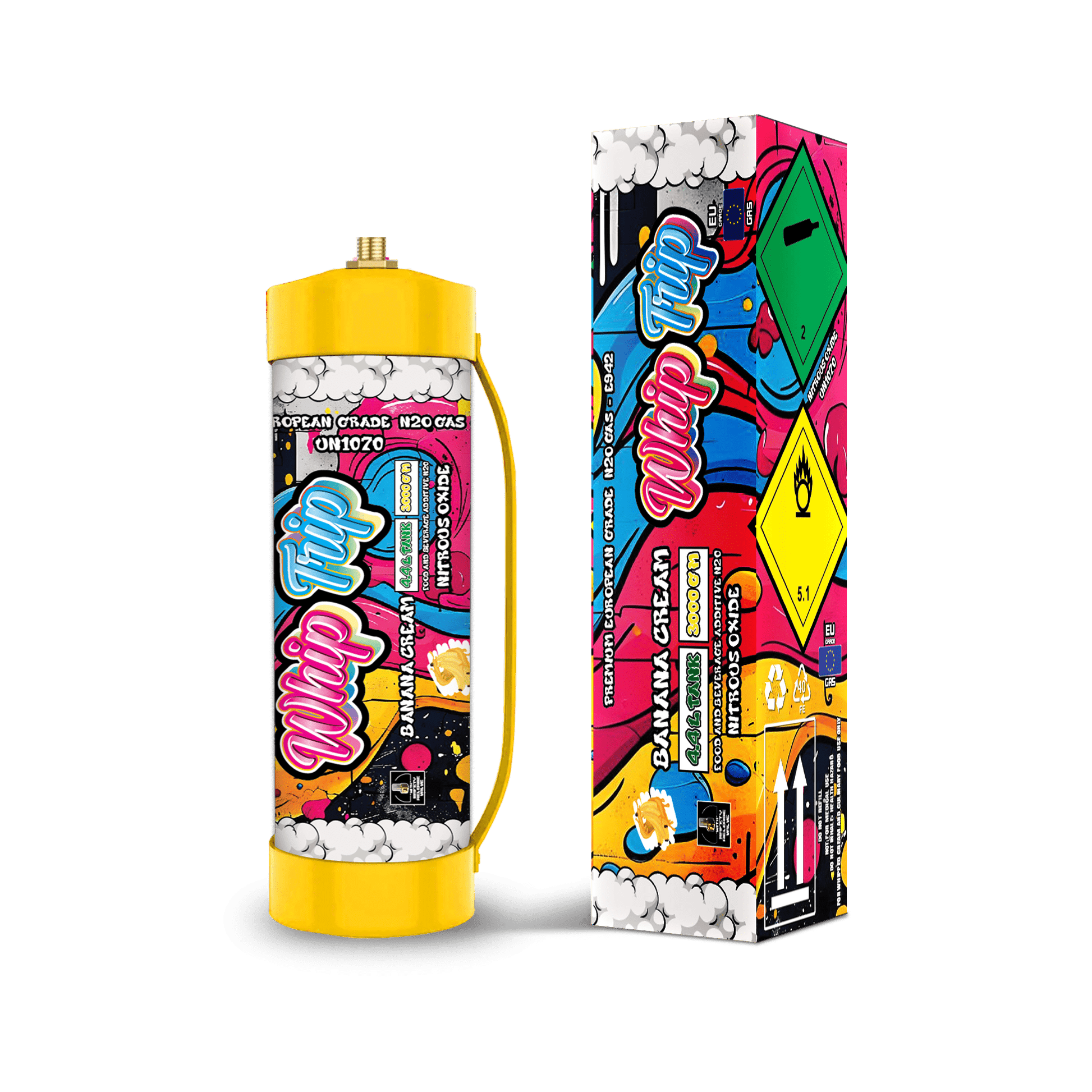 Whip Trip Tank 3000 GM | Banana Cream | 4.4 Liter