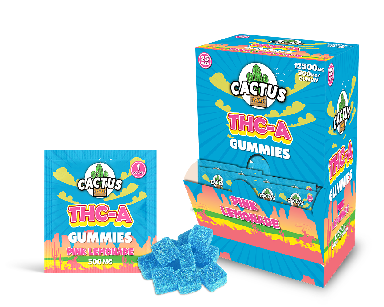 Cactus Labs THC-A Gummies (500mg)
