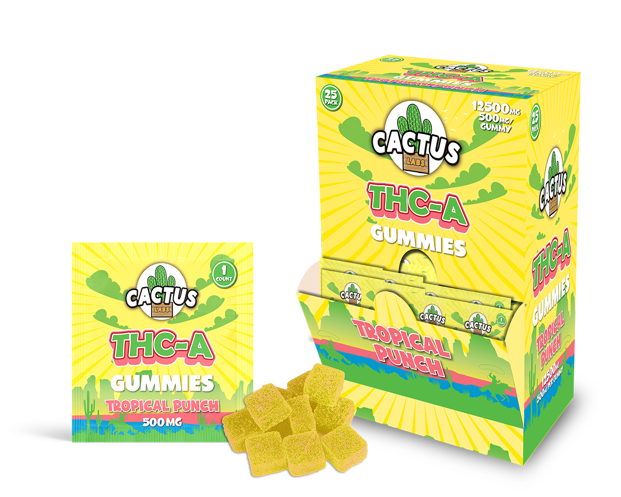 Cactus Labs THC-A Gummies (500mg)