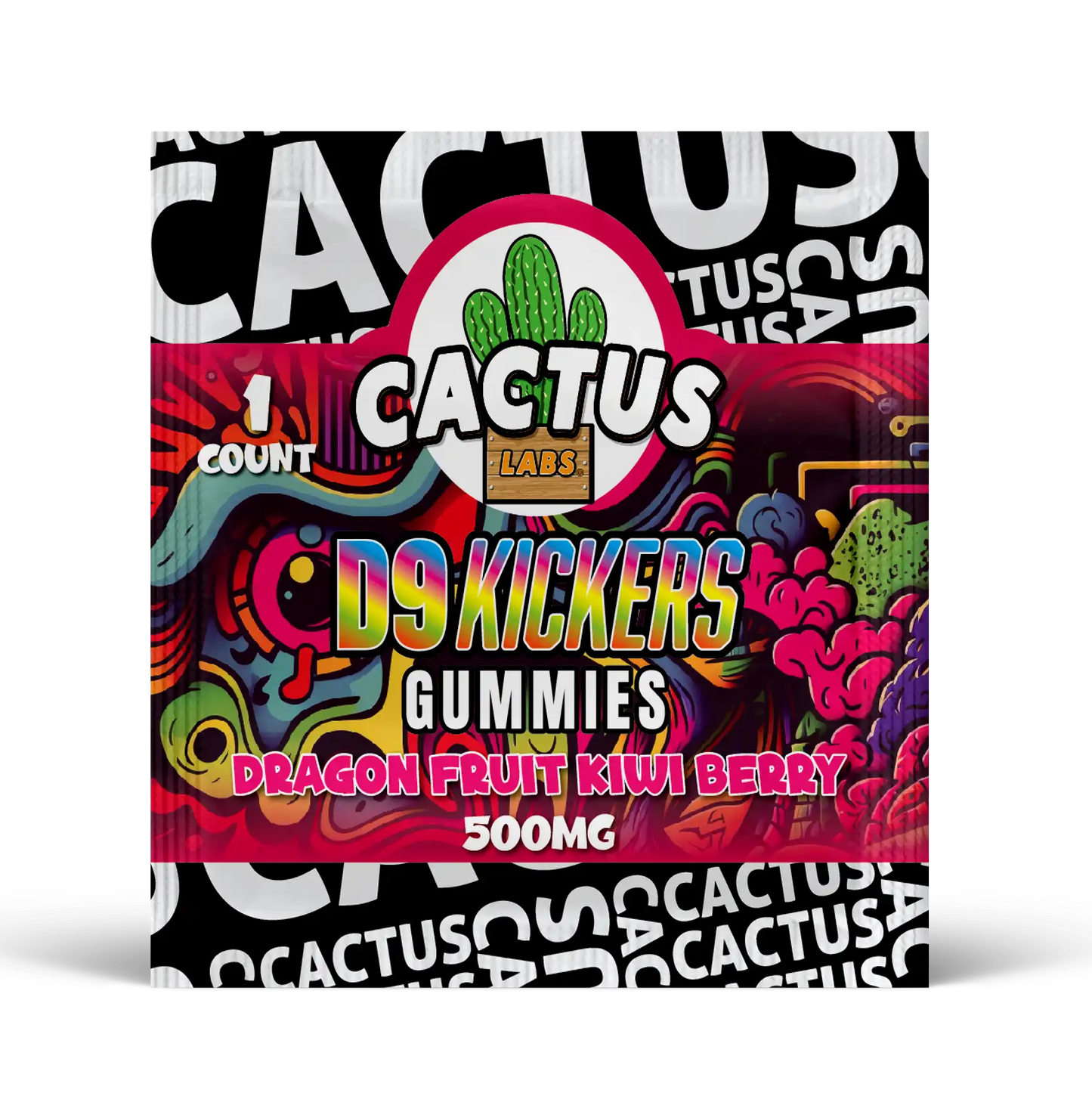 Delta 9 Kickers Gummies (500 MG) 1 Count