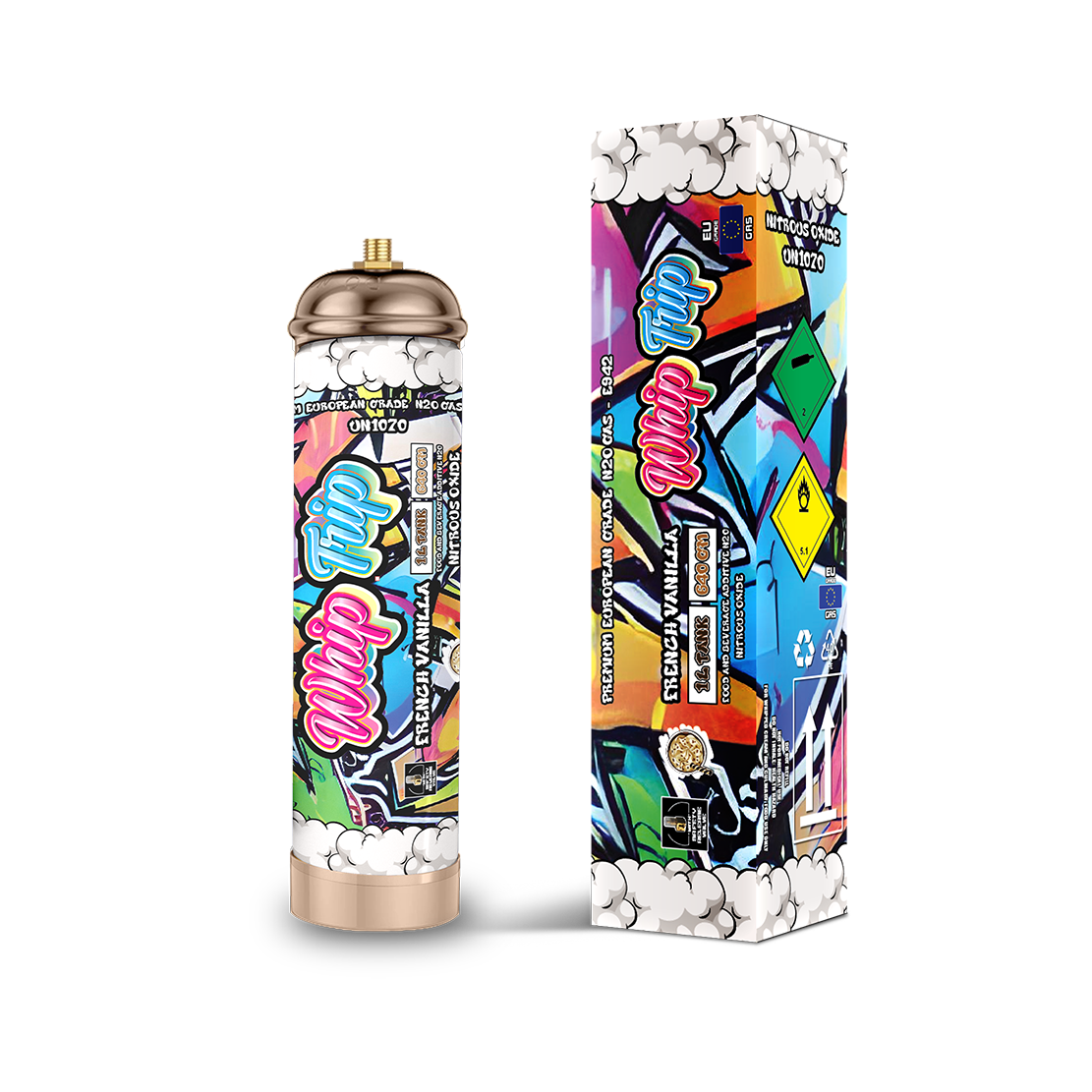 Whip Trip Tank 640GM | French Vanilla | 1 Liter