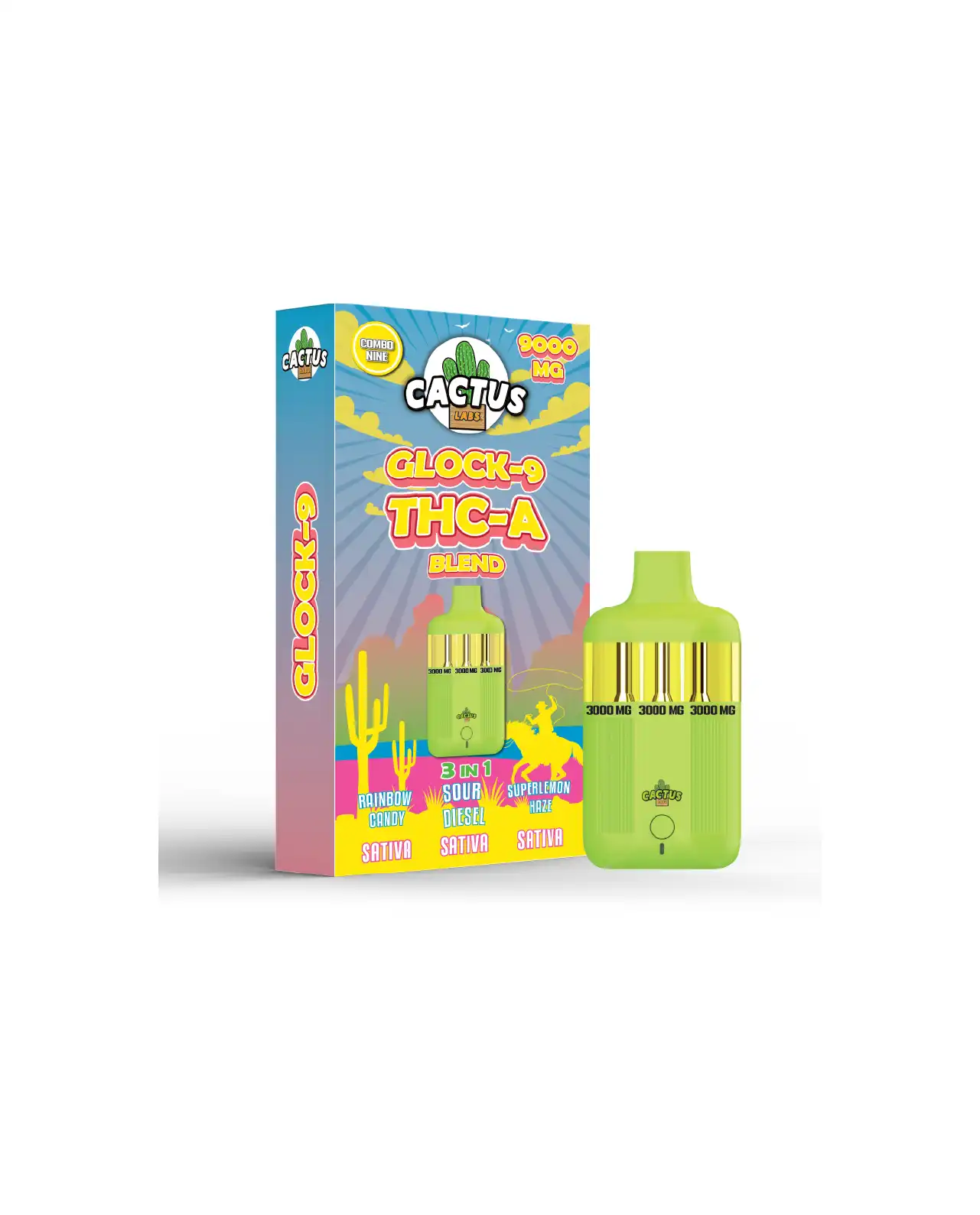 Rainbow Candy Sativa + Sour Diesel Sativa + Super Lemon Haze Sativa