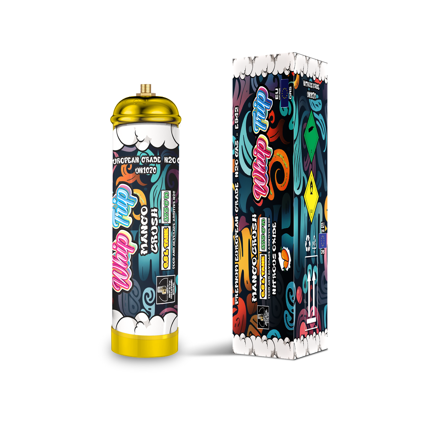 Whip Trip Tank 375 GM | Mango Crush | 0.6 Liter