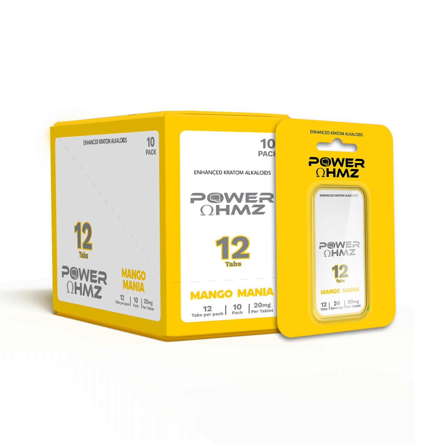 12 Tabs – 20mg per Tab – PowerOhmz