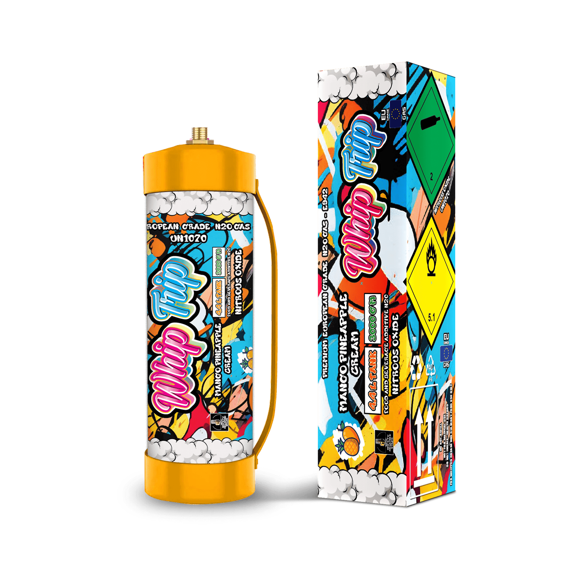 Whip Trip Tank 3000 GM | Mango Pineapple Cream | 4.4 Liter