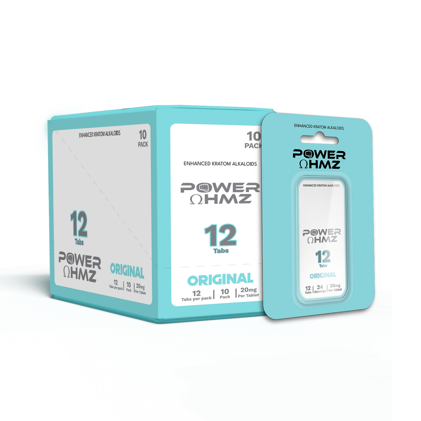 12 Tabs – 20mg per Tab – PowerOhmz