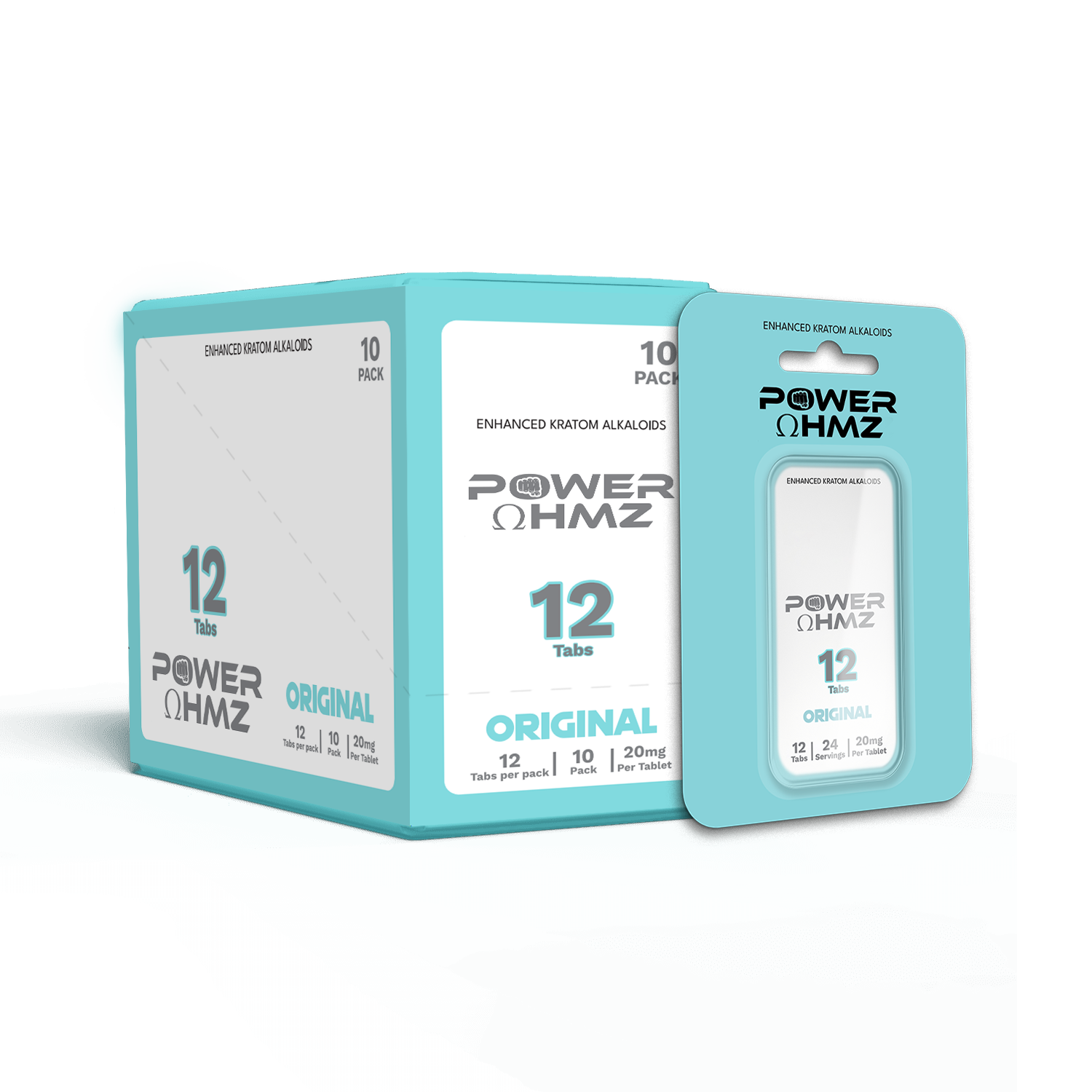 12 Tabs – 20mg per Tab – PowerOhmz