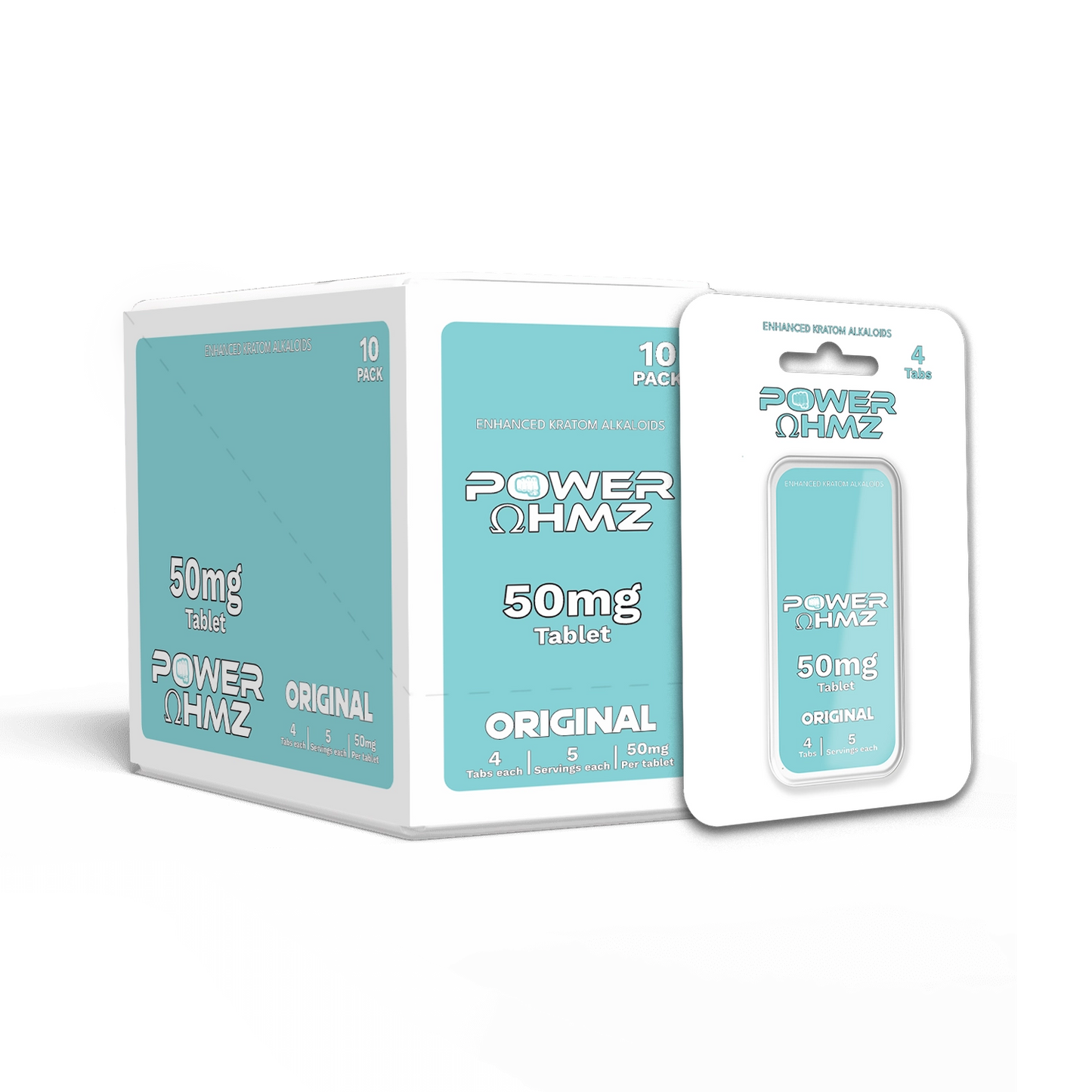 4 Tabs – 50mg per Tab – PowerOhmz