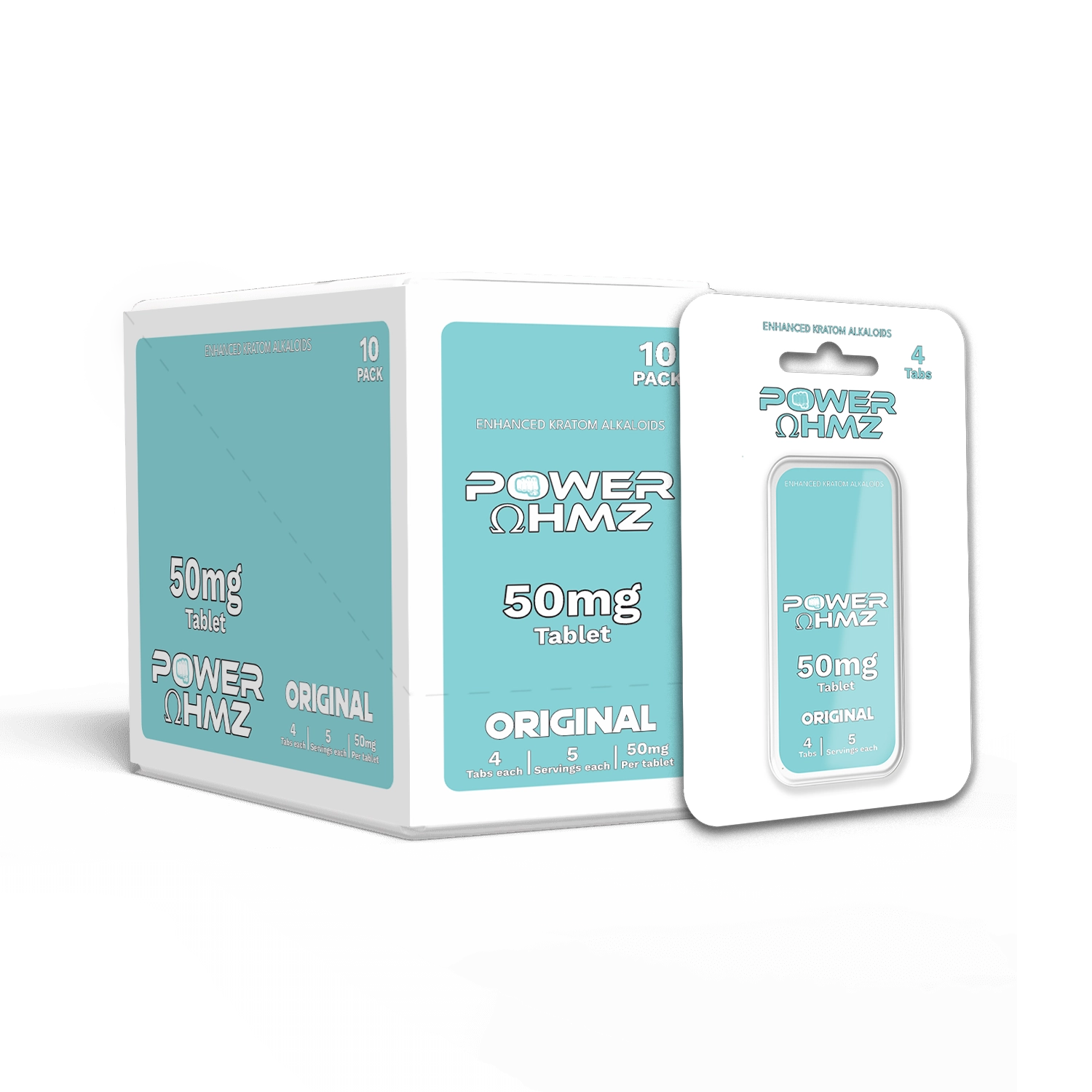 4 Tabs – 50mg per Tab – PowerOhmz