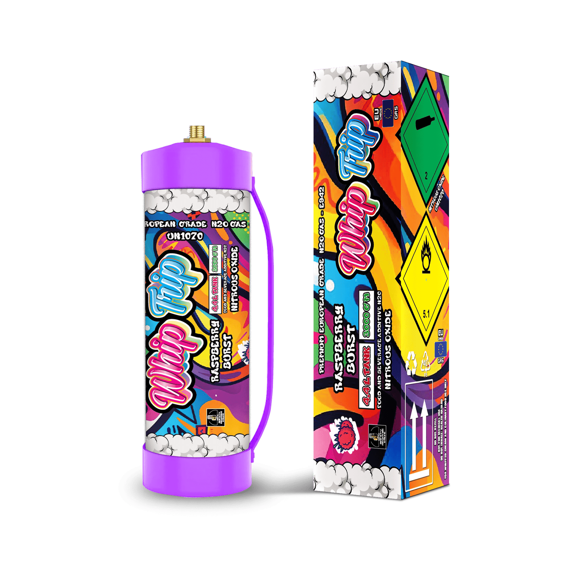 Whip Trip Tank 3000 GM | Raspberry Burst | 4.4 Liter