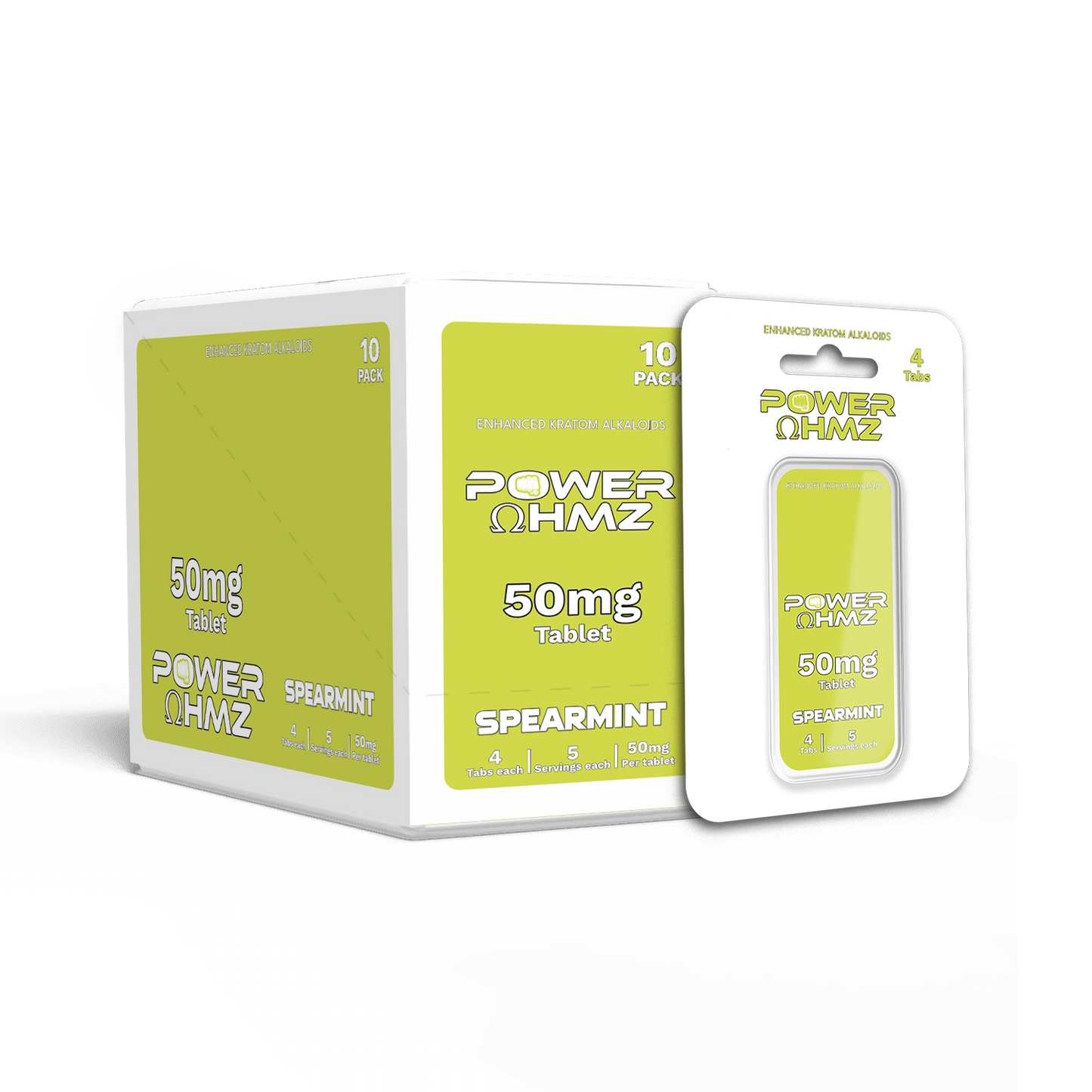 4 Tabs – 50mg per Tab – PowerOhmz