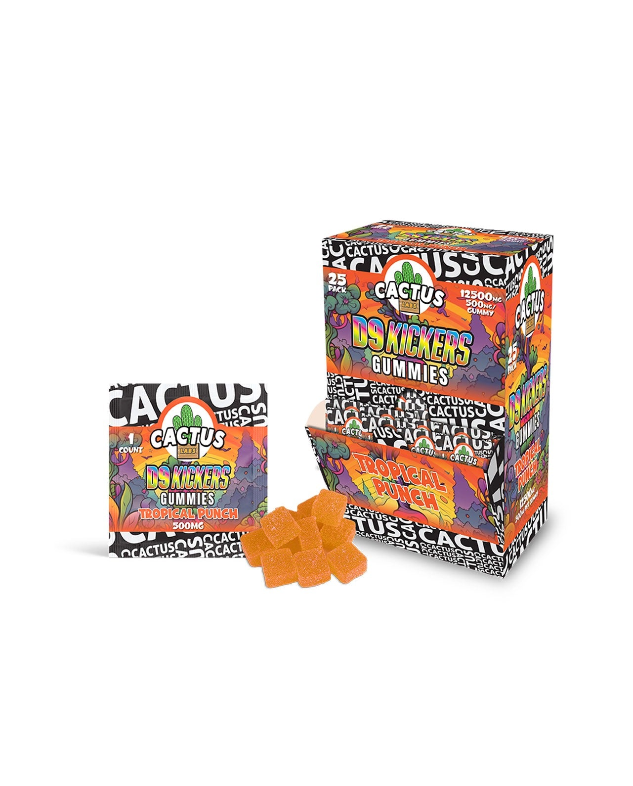 Delta 9 Kickers Gummies (500 MG) 1 Count