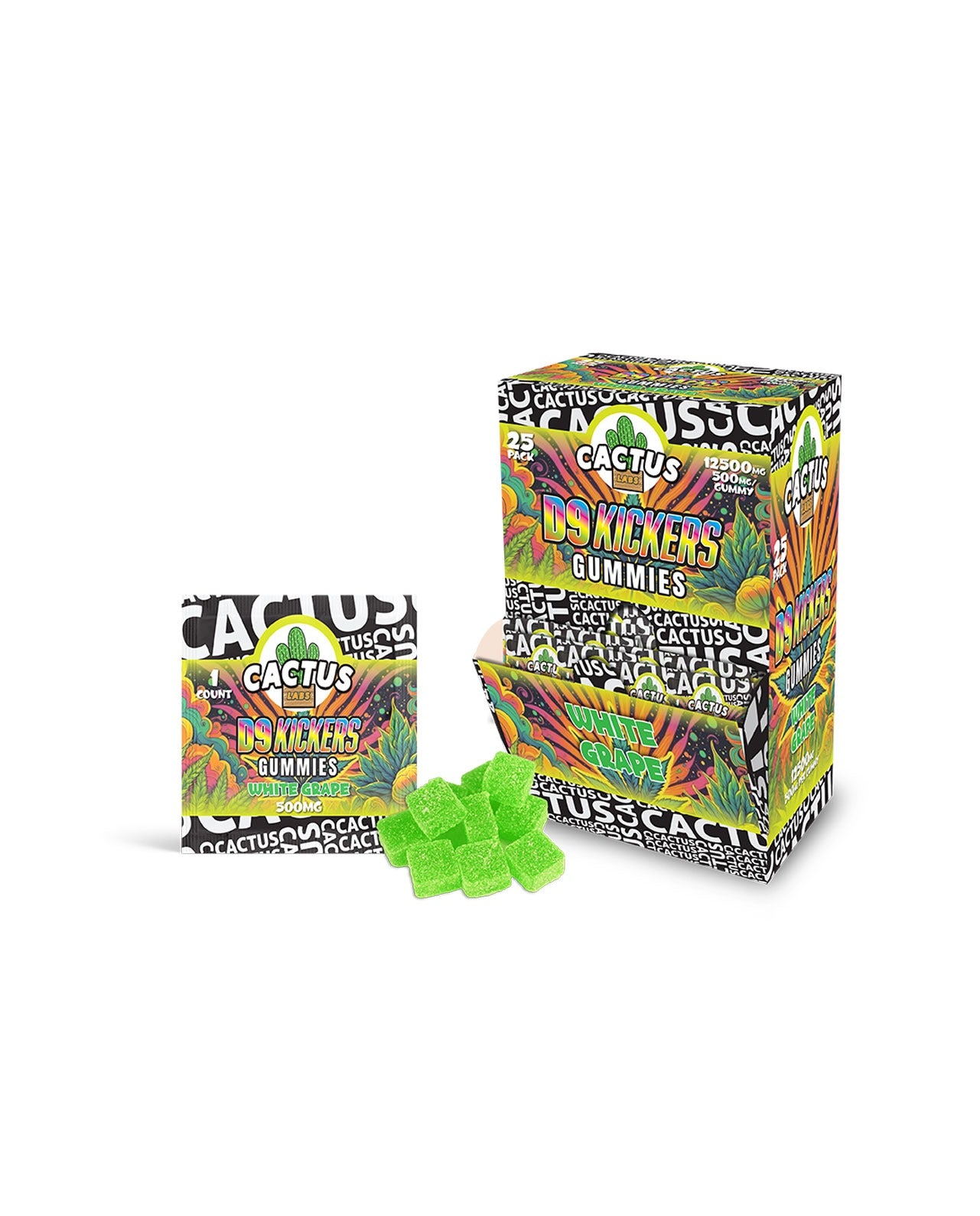 Delta 9 Kickers Gummies (500 MG) 1 Count