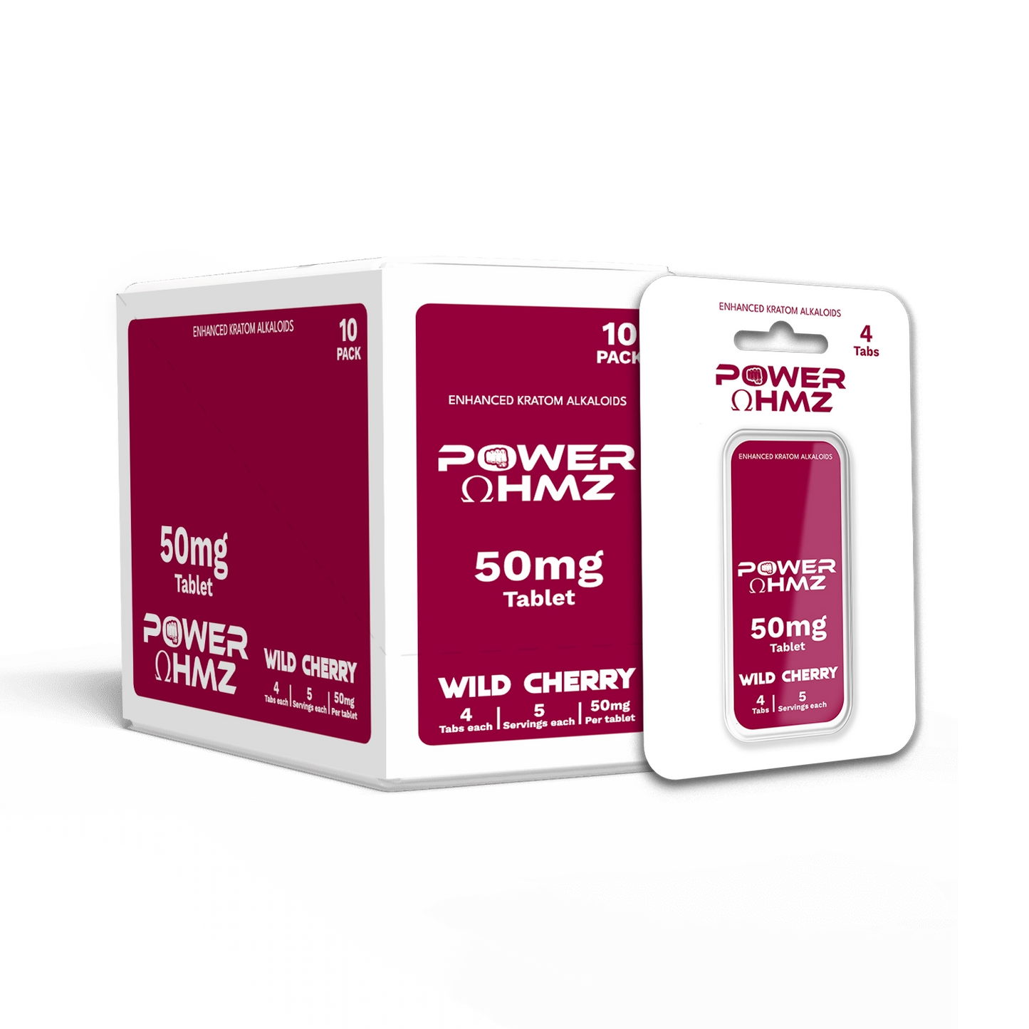 4 Tabs – 50mg per Tab – PowerOhmz