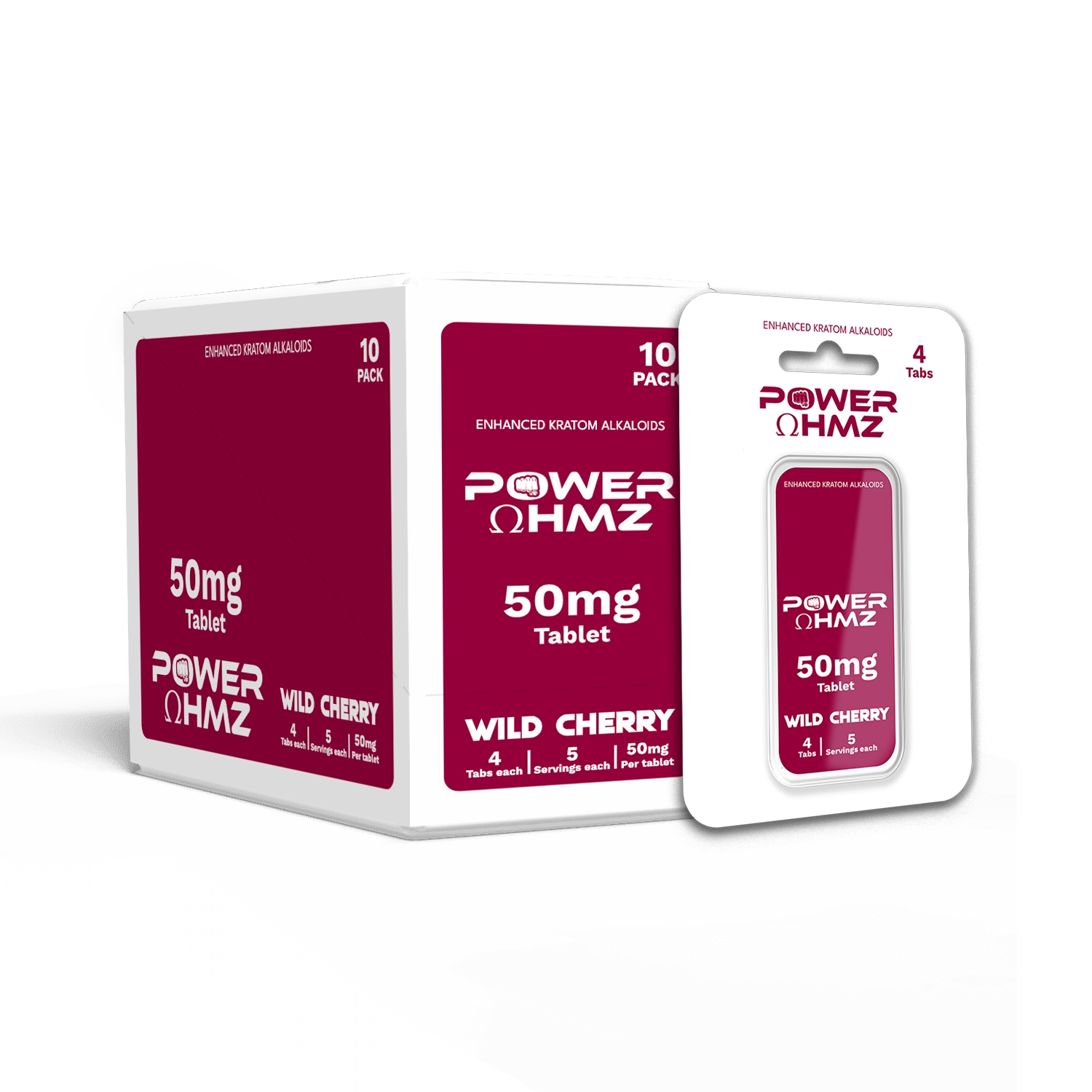 4 Tabs – 50mg per Tab – PowerOhmz