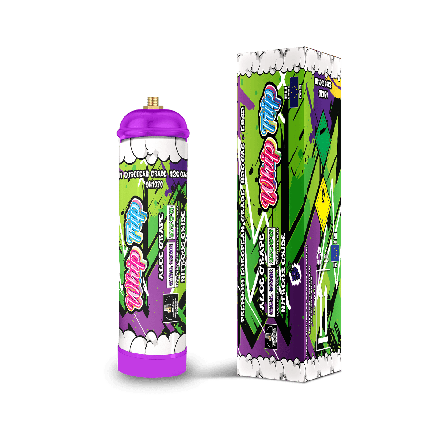 Whip Trip Tank 375 GM | Aloe Grape | 0.6 Liter