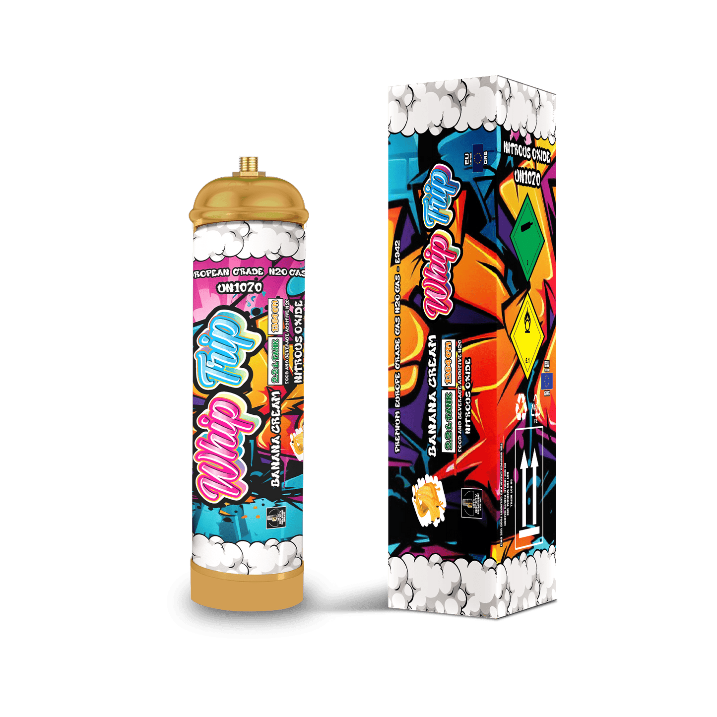 Whip Trip Tank 1364 GM | Banana Cream | 2.2 Liter