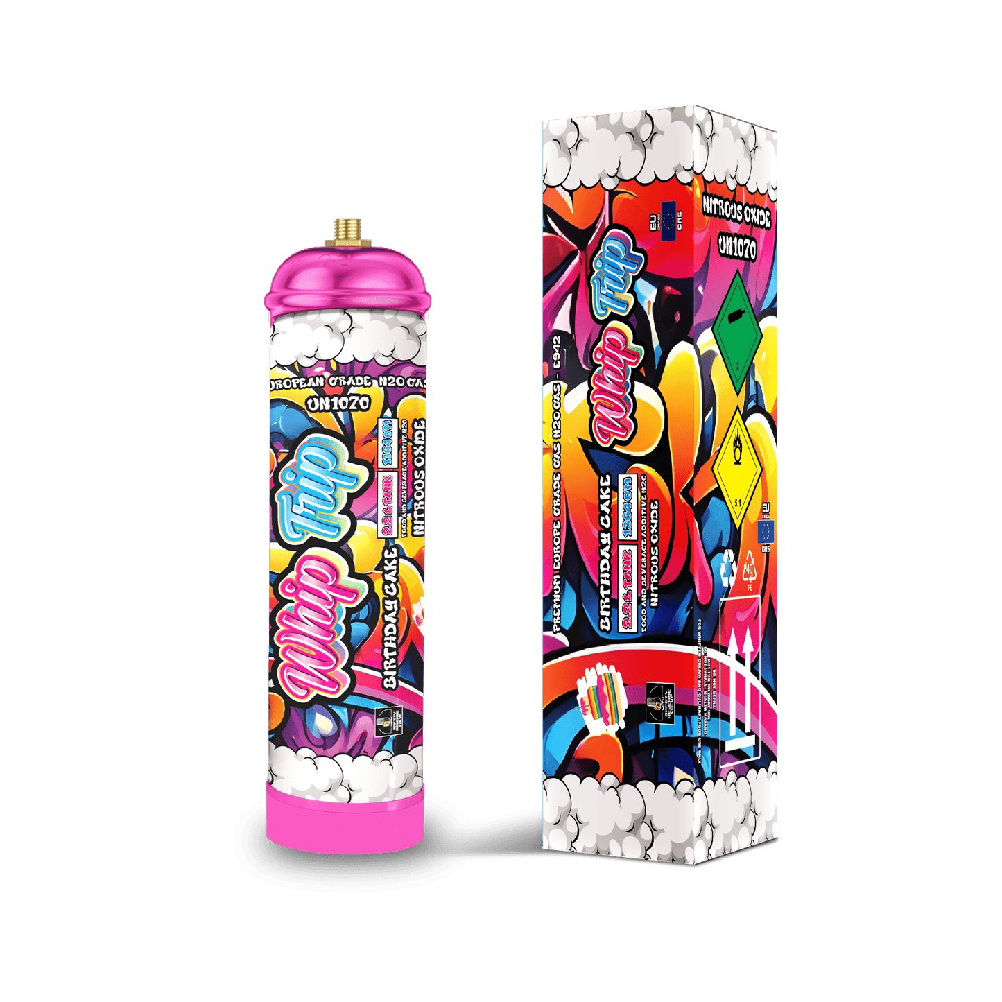 Whip Trip Tank 1364 GM | Birthday Cake | 2.2 Liter