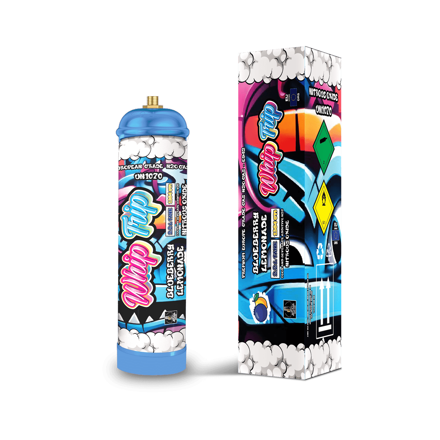 Whip Trip Tank 1364 GM | Blueberry Lemonade | 2.2 Liter