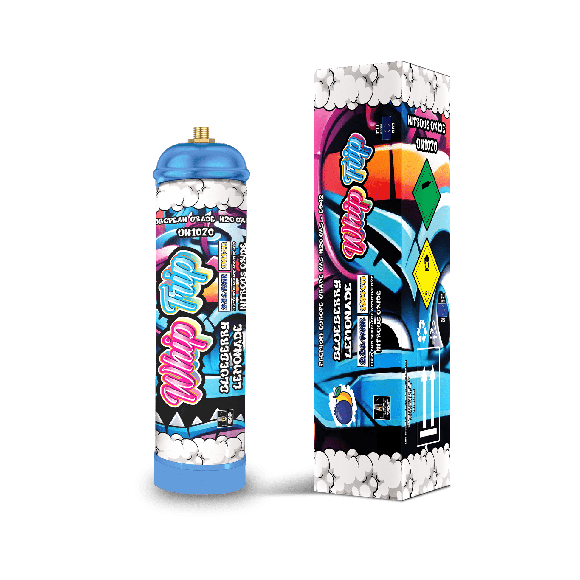 Whip Trip Tank 1364 GM | Blueberry Lemonade | 2.2 Liter