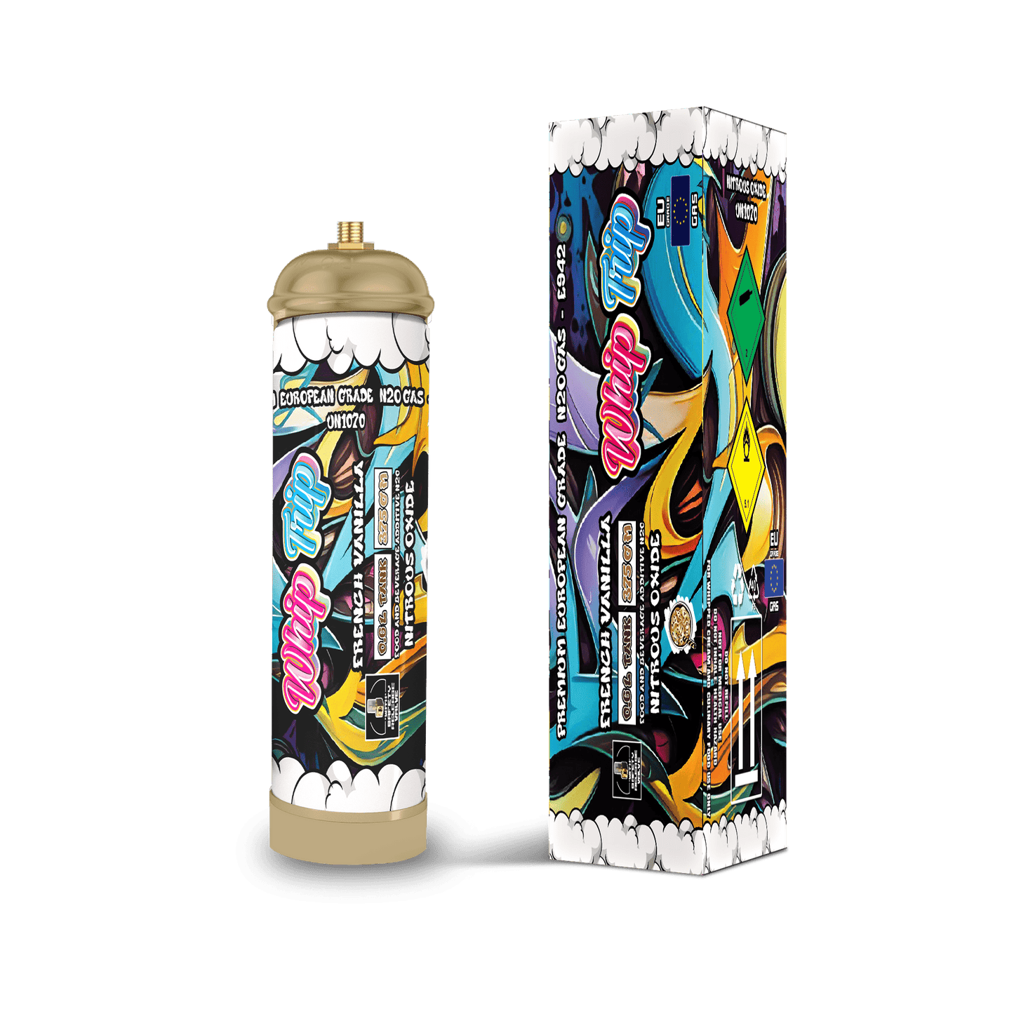 Whip Trip Tank 375 GM | French Vanilla | 0.6 Liter