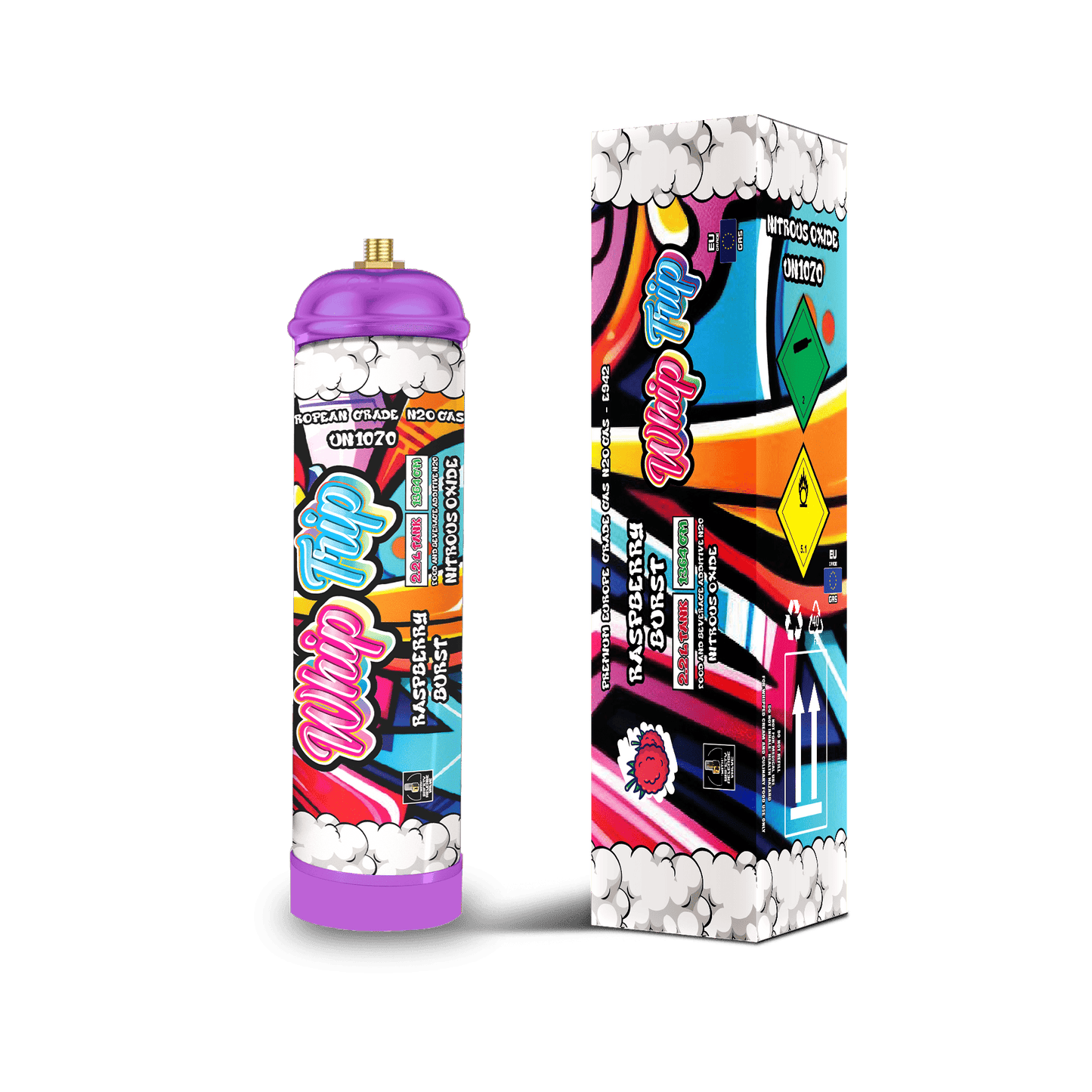 Whip Trip Tank 1364 GM | Raspberry Burst | 2.2 Liter