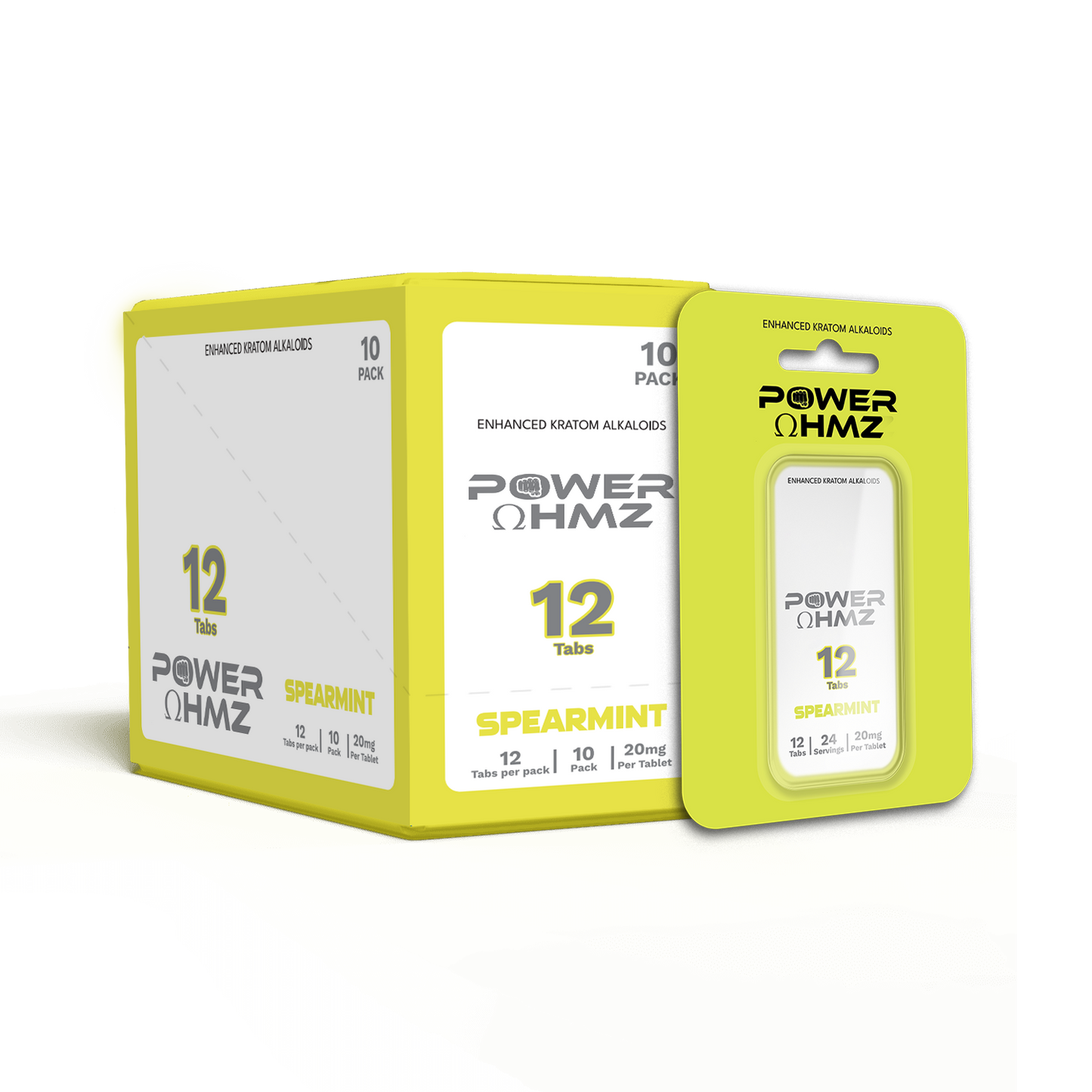 12 Tabs – 20mg per Tab – PowerOhmz