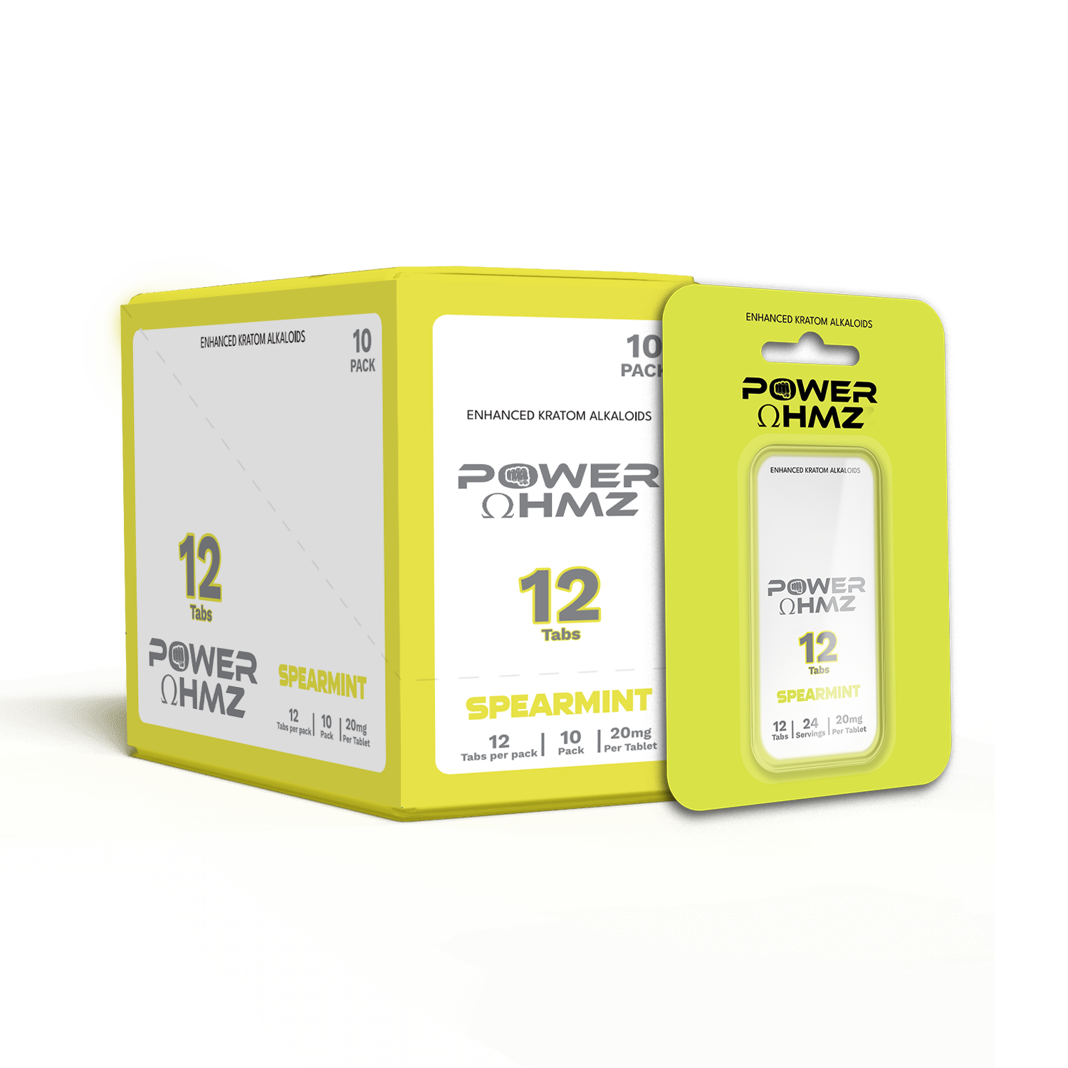 12 Tabs – 20mg per Tab – PowerOhmz