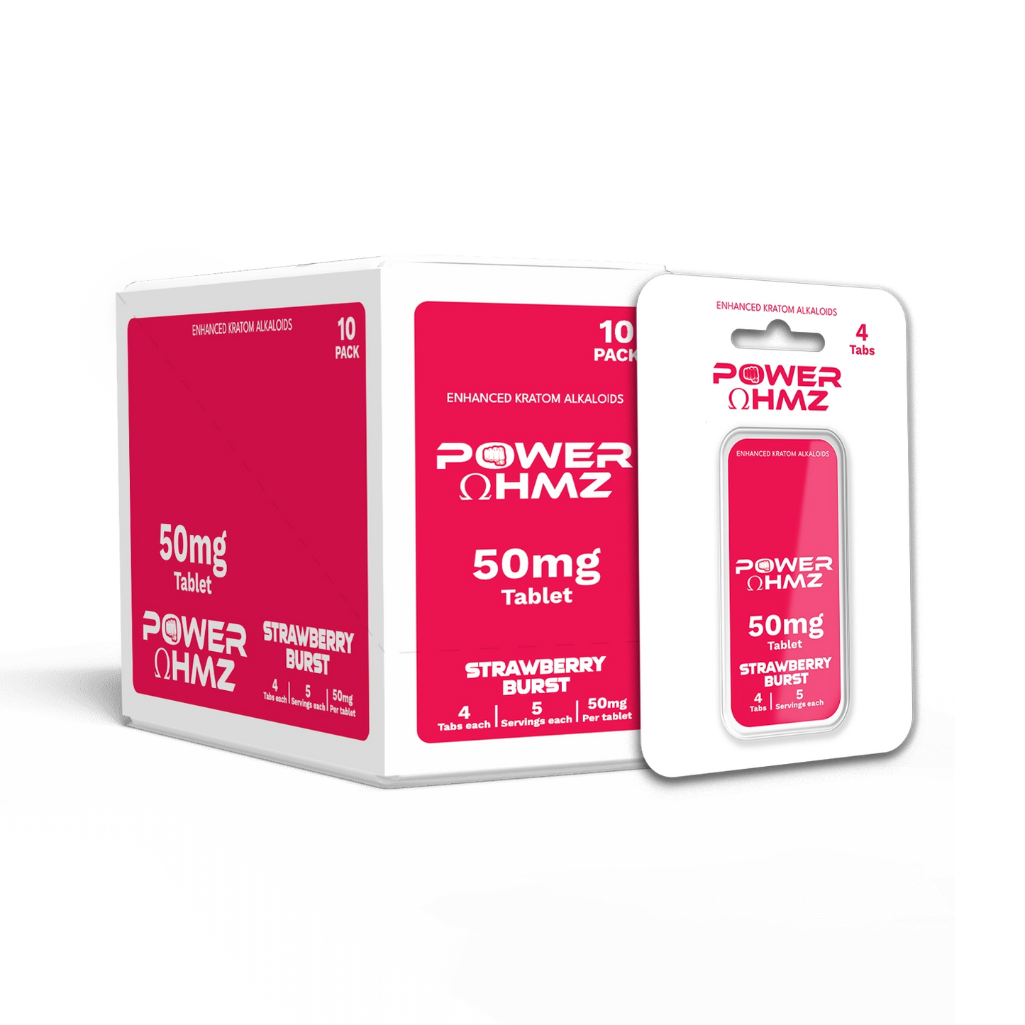 4 Tabs – 50mg per Tab – PowerOhmz