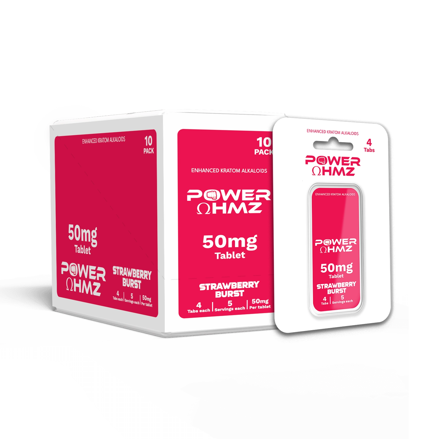 4 Tabs – 50mg per Tab – PowerOhmz