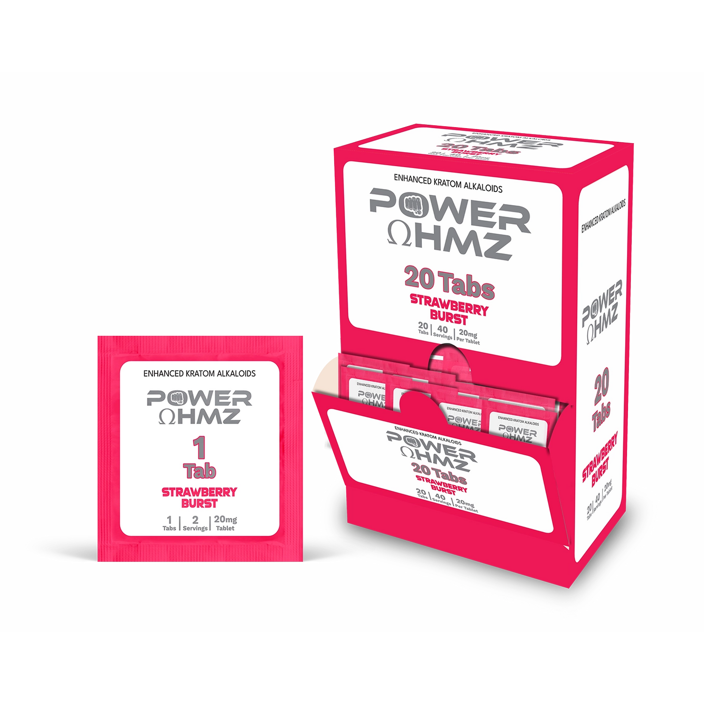 20 Tabs – 20mg- 1 Tab  | 2 Serving – PowerOhmz