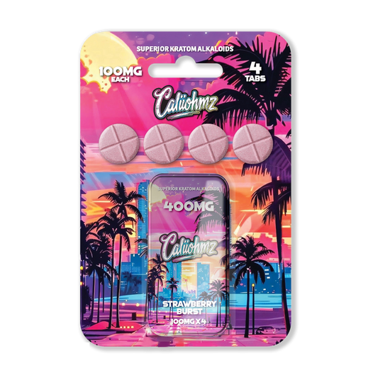Caliohmz Strawberry Brust 400mg (4 Tabs)