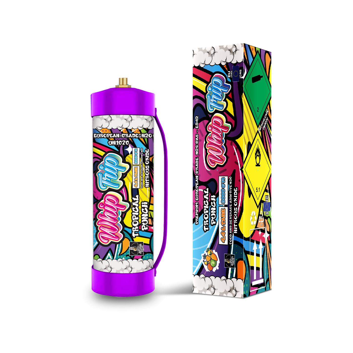 Whip Trip Tank 3000 GM | Tropical Punch | 4.4 Liter