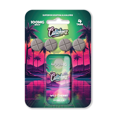 Caliohmz Wild Cherry 400mg (4 Tabs)
