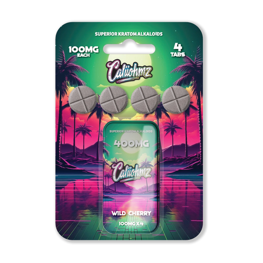 Caliohmz Wild Cherry 400mg (4 Tabs)
