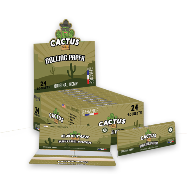 Cactus Labs Rolling Papers | king Size With Tip (24 Booklets)
