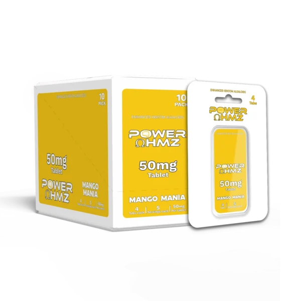 4 Tabs – 50mg per Tab – PowerOhmz